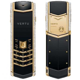 Vertu Signature S Design Diamonds Yellow Gold